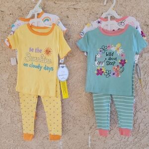 Koala kids 4 pieces each 2 pajamas set size 12M